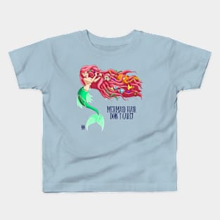 Mermaid Hair, Don't Care! Kids T-Shirt